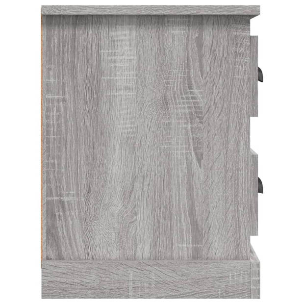 vidaXL Tv-meubel 102x35,5x47,5 cm bewerkt hout grijs sonoma eikenkleur