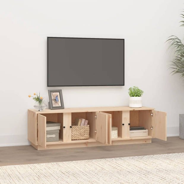 The Living Store TV Kast Grenenhout - 140 x 40 x 40 cm - Trendy design