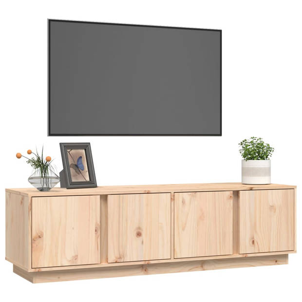 The Living Store TV Kast Grenenhout - 140 x 40 x 40 cm - Trendy design