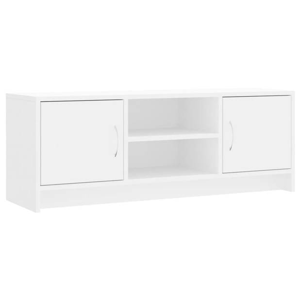 The Living Store Tv-meubel - Wit - 102 x 30 x 37.5 cm - Duurzaam Hout