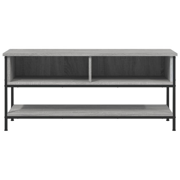 The Living Store TV-kast Industrial - Grijs Sonoma Eiken - 100 x 35 x 45 cm