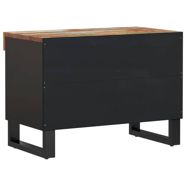 The Living Store Tv-meubel Massief Gerecycled Hout - 60x33x43.5 cm - Industriële Stijl