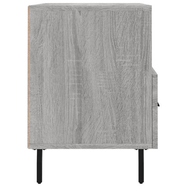 vidaXL Tv-meubel 80x36x50 cm bewerkt hout grijs sonoma eikenkleurig