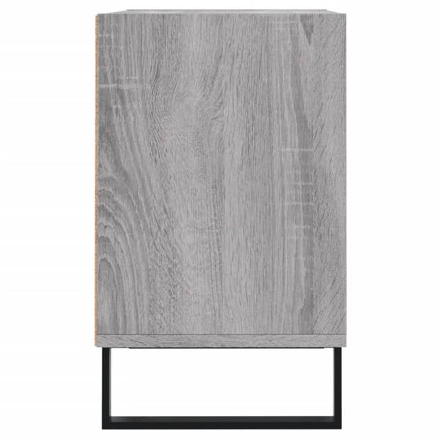 vidaXL Tv-meubel 69,5x30x50 cm bewerkt hout grijs sonoma eikenkleurig