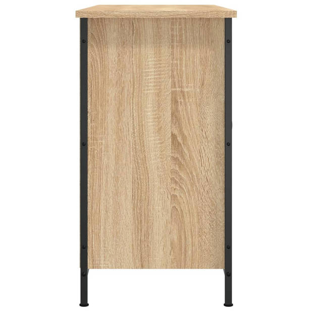 vidaXL Tv-meubel 100x35x65 cm bewerkt hout sonoma eikenkleurig