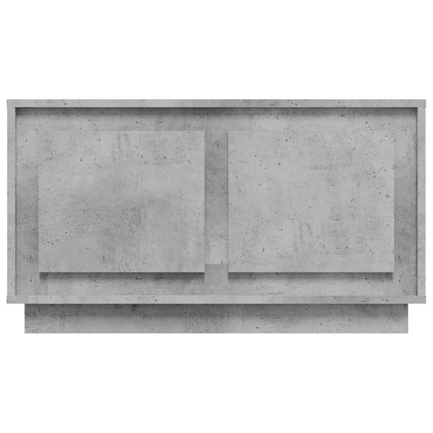 The Living Store Tv-meubel Betongrijs - 80 x 35 x 45 cm - Duurzaam materiaal