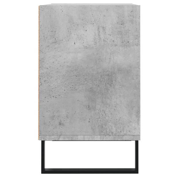 The Living Store Tv-meubel Praktisch tv-meubel - 69.5 x 30 x 50 cm - Betongrijs