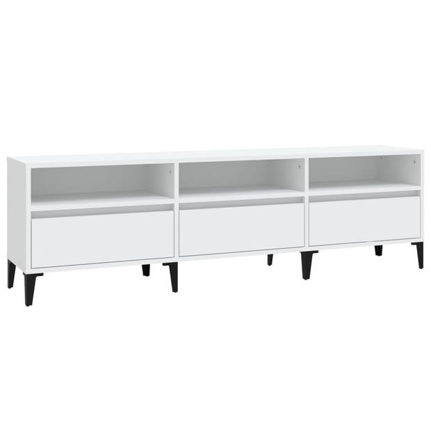 The Living Store Klassieke TV-kast - 150 x 30 x 44.5 cm - Duurzaam - Veel opbergruimte - Weergavefunctie