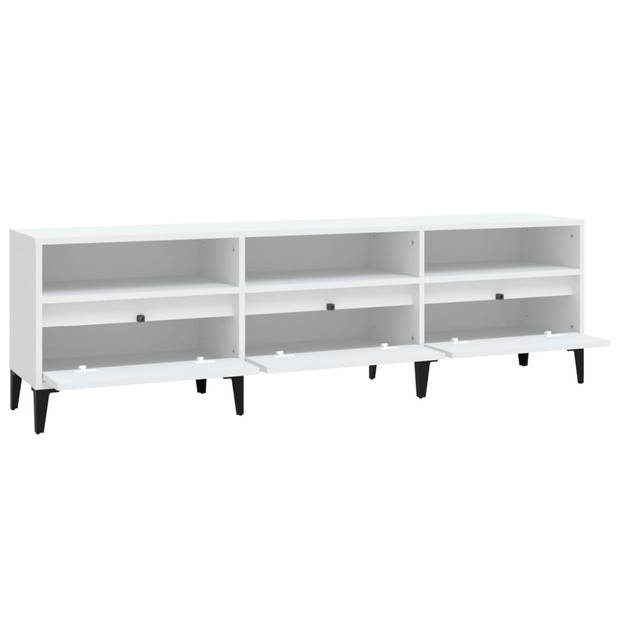 The Living Store Klassieke TV-kast - 150 x 30 x 44.5 cm - Duurzaam - Veel opbergruimte - Weergavefunctie