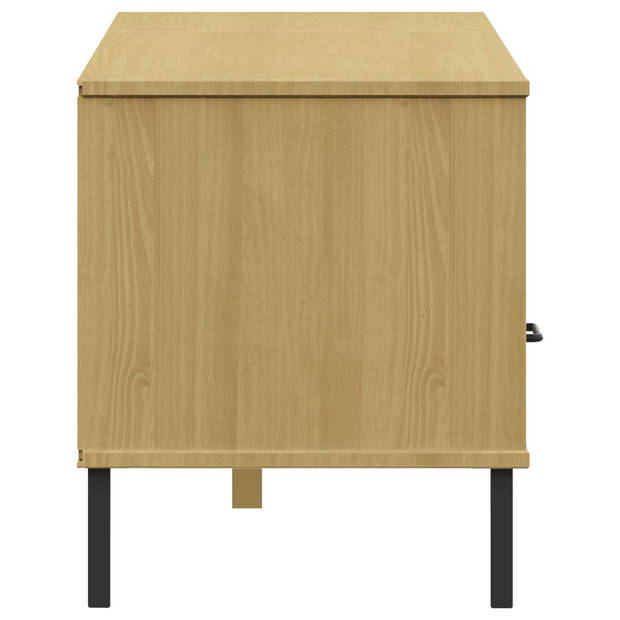 The Living Store OSLO TV-meubel - Houten televisiekast - 158 x 40 x 46.5 cm - Bruin