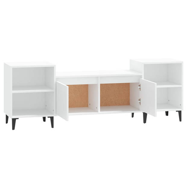 The Living Store TV-meubel - TV-meubel - 160 x 35 x 55 cm - Wit