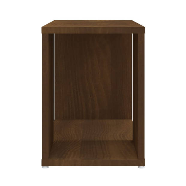 vidaXL Tv-meubel 60x24x32 cm bewerkt hout bruin eikenkleur