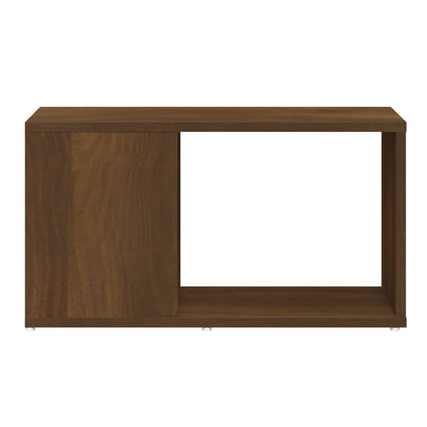 vidaXL Tv-meubel 60x24x32 cm bewerkt hout bruin eikenkleur