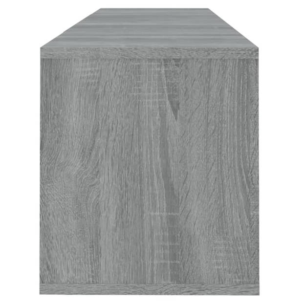 vidaXL Tv-meubel 120x30x40,5 cm bewerkt hout grijs sonoma eikenkleurig