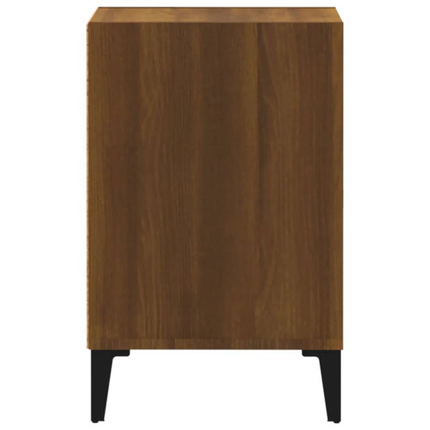 The Living Store Klassieke Tv-kast - 100 x 35 x 55 cm - Bruineiken