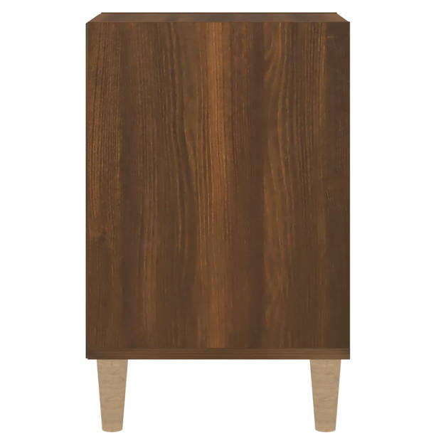 The Living Store Tv-meubel TV-kast - 100x35x55 cm - bruineiken hout