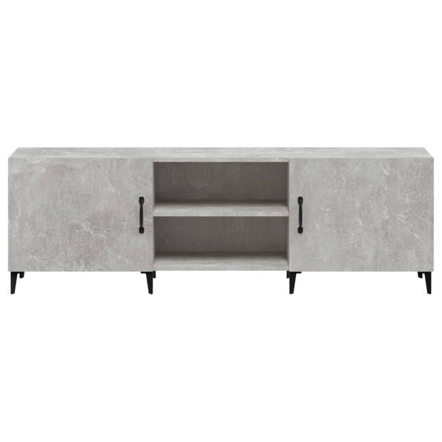 The Living Store TV-kast - Betongrijs - 150 x 30 x 50 cm - Klassieke stijl