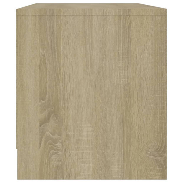 vidaXL Tv-meubel 90x35x40 cm bewerkt hout sonoma eikenkleurig