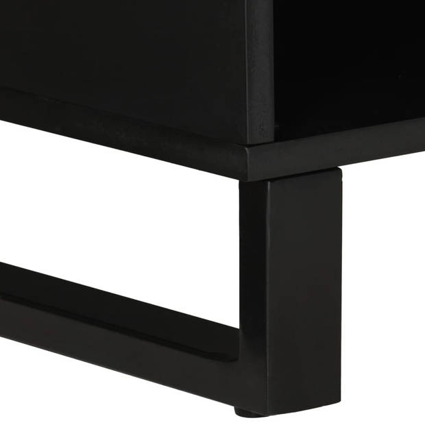 The Living Store TV-meubel - Mangohout - 100 x 33 x 46 cm - opbergruimte en uitstalfunctie