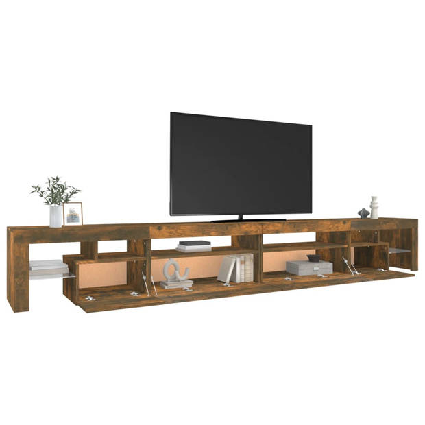 The Living Store TV-meubel naam - TV-meubel - 290 x 36.5 x 40 cm - Gerookt Eiken