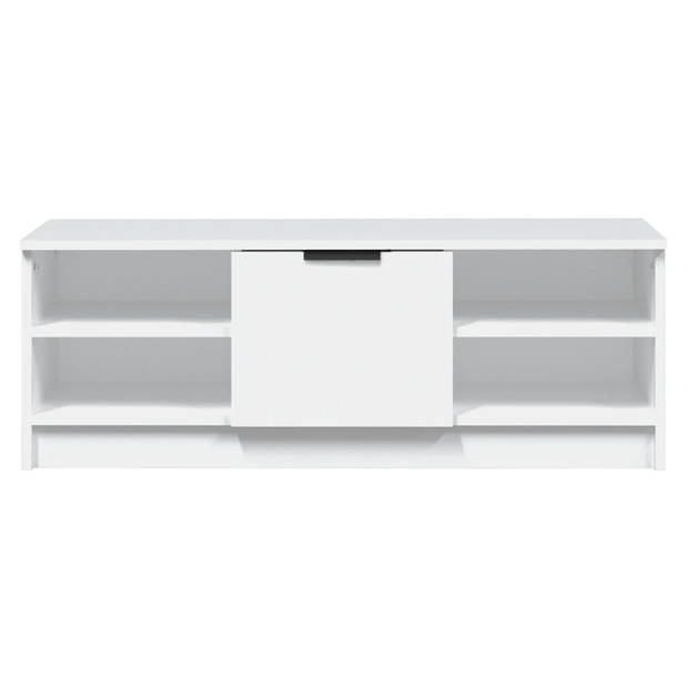 The Living Store TV-kast - Classic - Opbergruimte - 102 x 35.5 x 36.5 cm - Wit