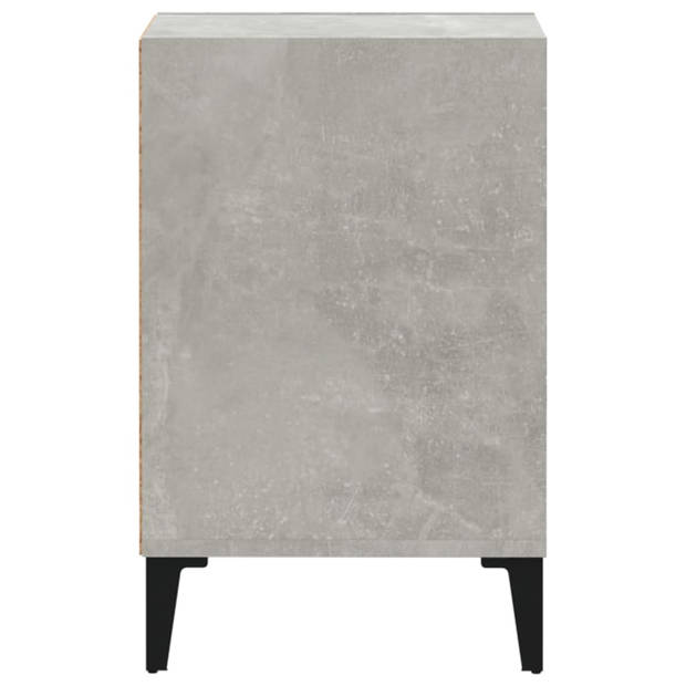 The Living Store Tv-kast Betongrijs 100x35x55 cm - Klassiek design