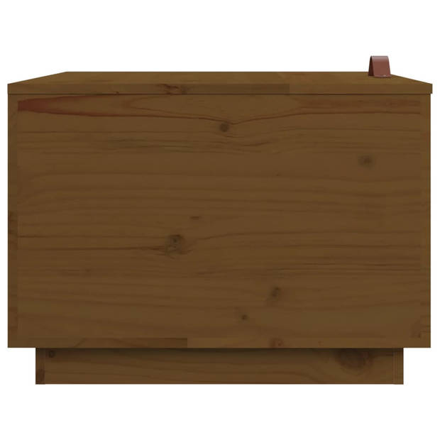 The Living Store Opbergboxen - Massief grenenhout - diverse afmetingen - honingbruin