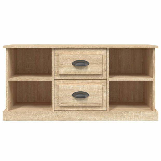 The Living Store Tv-meubel - tv-meubels - 99.5 x 35.5 x 48 cm - Sonoma eiken