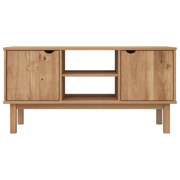 The Living Store OTTA - TV-kast - 113.5 x 43 x 57 cm - Massief grenenhout