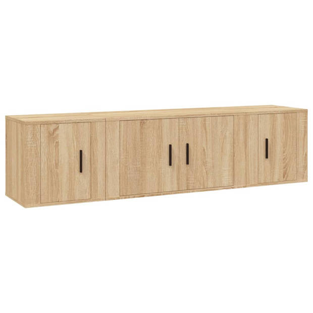 The Living Store Televisiekastenset - Tv-meubel 80x34.5x40cm - 2x tv-meubel 40x34.5x40cm