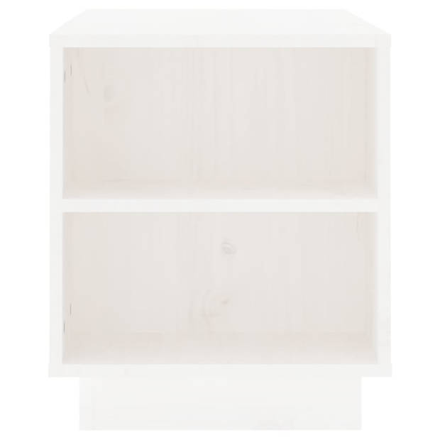 The Living Store televisiekast Classic Pine - 110x35x40.5cm - wit