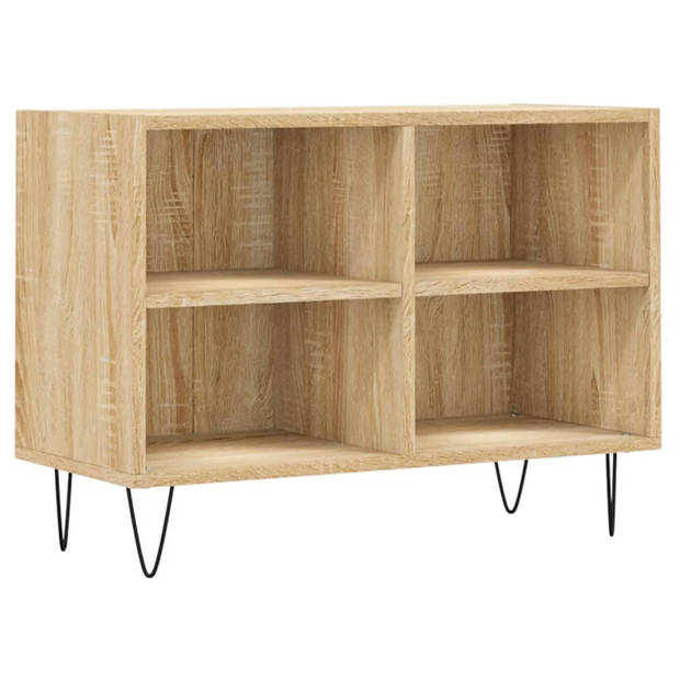 The Living Store TV-meubel X - TV-kast - 69.5 x 30 x 50 cm - Sonoma eiken