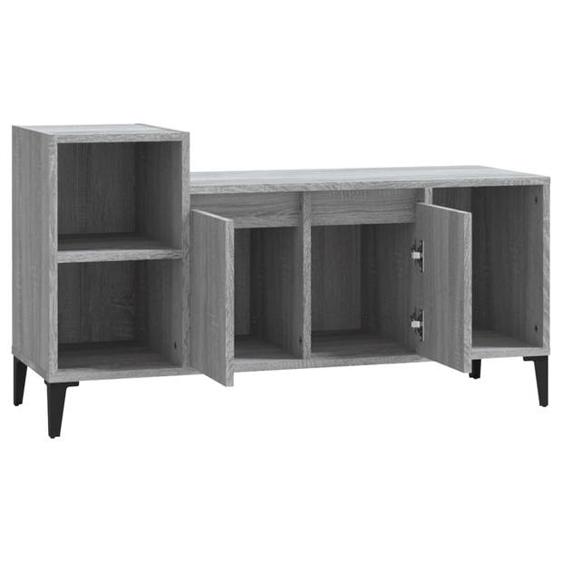 The Living Store Tv-kast Classic - Tv-meubel - 100 x 35 x 55 cm - Grijs sonoma eiken