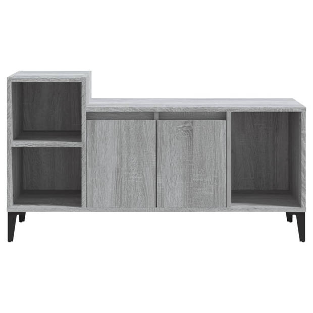 The Living Store Tv-kast Classic - Tv-meubel - 100 x 35 x 55 cm - Grijs sonoma eiken