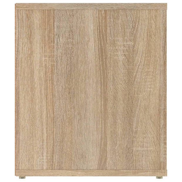 vidaXL Tv-meubel 100x35x40 cm bewerkt hout sonoma eikenkleurig