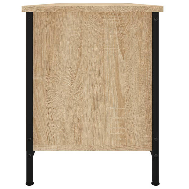 vidaXL Tv-meubel 102x35x45 cm bewerkt hout sonoma eikenkleurig