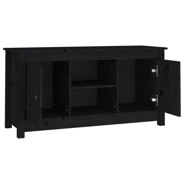 The Living Store Tv-kast Sage - Tv-kast - 103 x 36.5 x 52 cm - Massief grenenhout