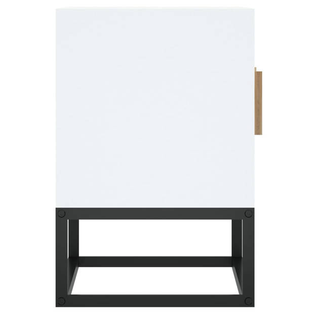 The Living Store Tv-meubel - Trendy en praktisch - 105 x 30 x 45 cm - Wit