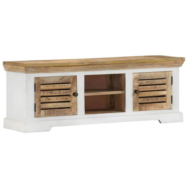 vidaXL Tv-meubel 110x30x40 cm massief mangohout