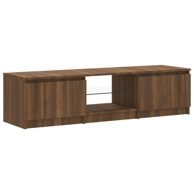 The Living Store TV-meubel - TV-meubel - 140 x 40 x 35.5 cm - bruineiken