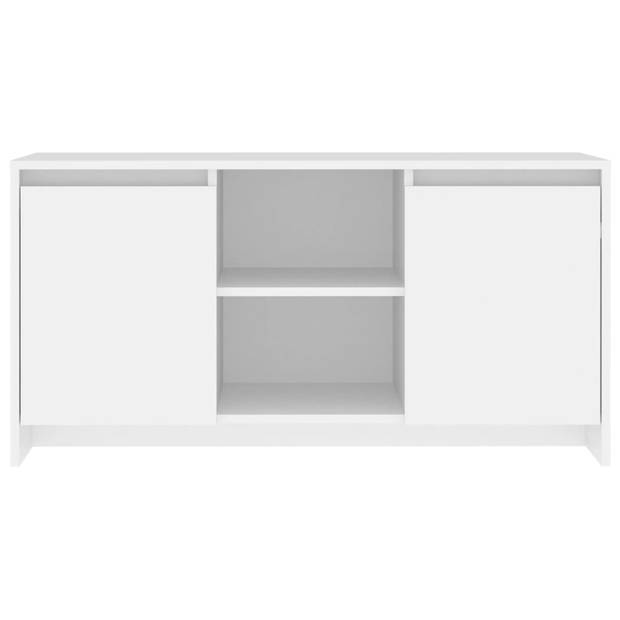 vidaXL Tv-meubel 102x37,5x52,5 cm bewerkt hout wit