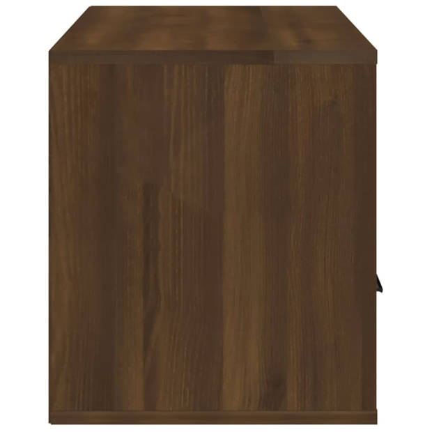 vidaXL Tv-meubel 100x35x40 cm bewerkt hout bruin eikenkleur