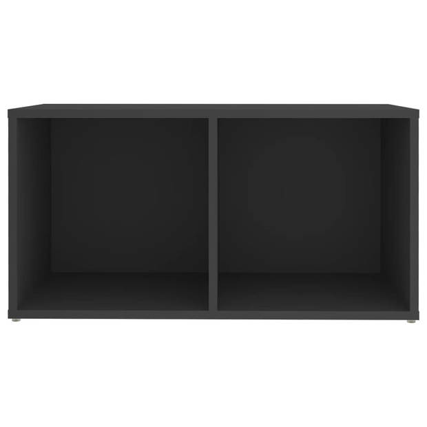 The Living Store TV-meubel - Klassiek grijs - 72x35x36.5cm - 2 vakken