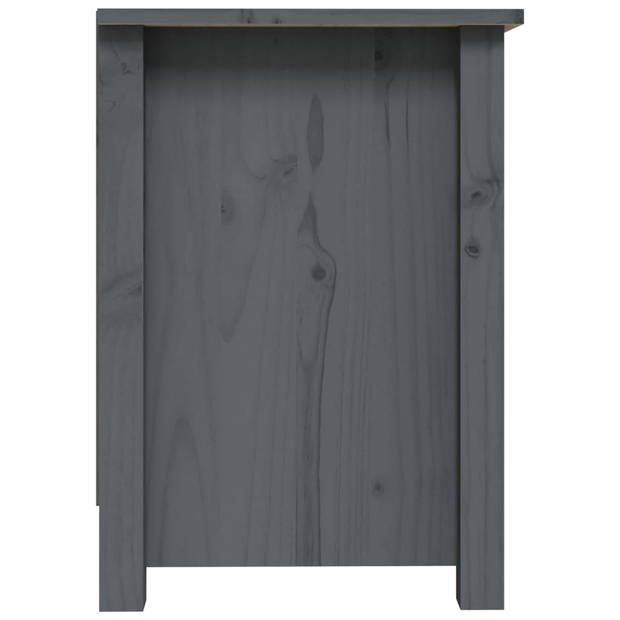 The Living Store Tv-meubel - - Houten - 70 x 36.5 x 52 cm - Grijs