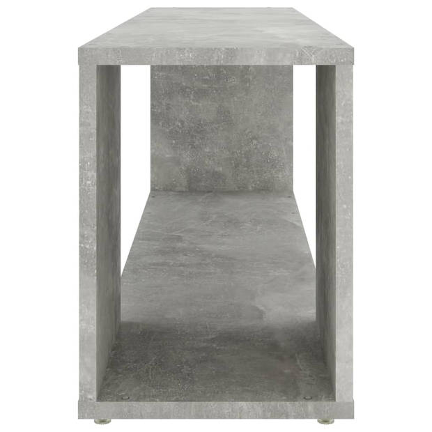 The Living Store TV-kast - Betongrijs - 100 x 24 x 32 cm - stevig en duurzaam