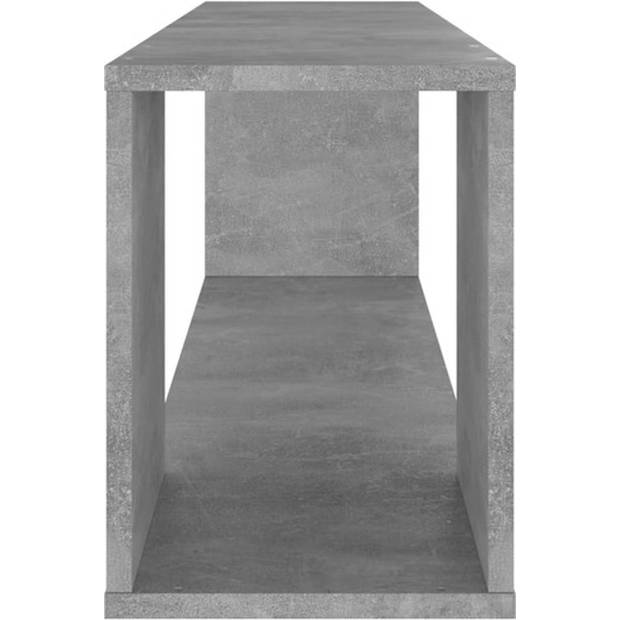 The Living Store TV-kast - Betongrijs - 100 x 24 x 32 cm - stevig en duurzaam