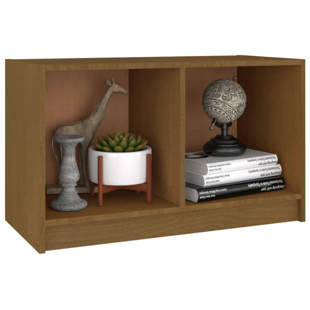 The Living Store Stereokast - TV-meubel - 70x33x42 cm - honingbruin