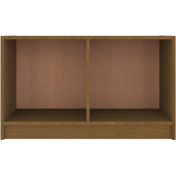 The Living Store Stereokast - TV-meubel - 70x33x42 cm - honingbruin