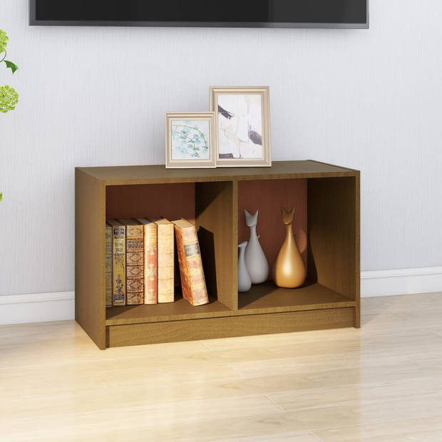 The Living Store Stereokast - TV-meubel - 70x33x42 cm - honingbruin