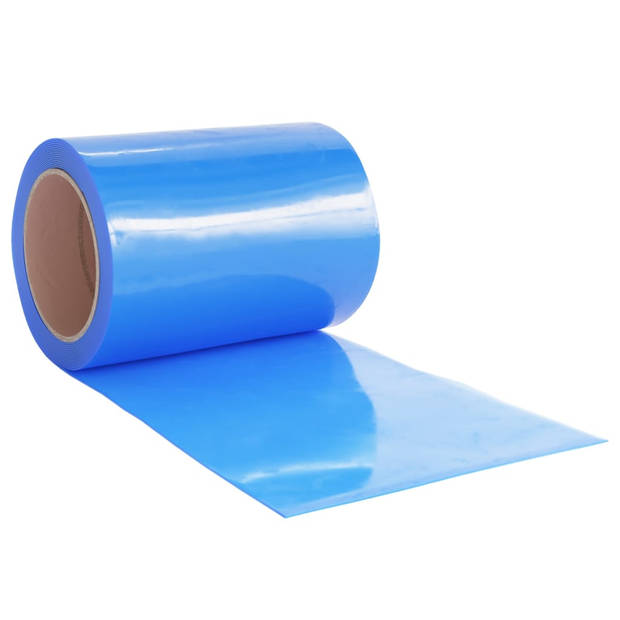 The Living Store PVC Deurgordijn - 300x2.6mm - Duurzaam materiaal - Aanpasbare - Multifunctioneel - Blauw